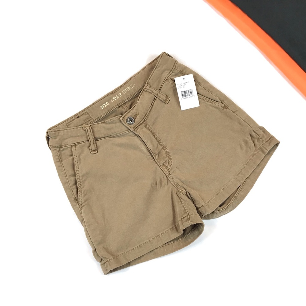 Big Star Tan/Khaki Denim Shorts